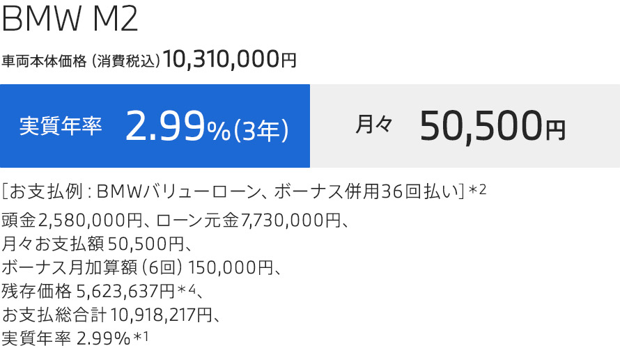 M2　支払例