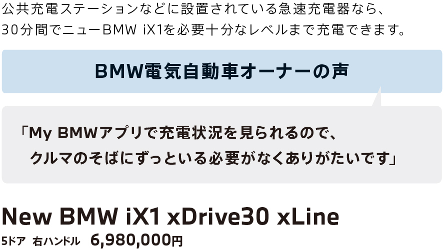 New BMW iX1 xDrive30 xLine