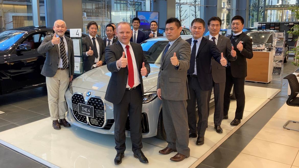 BMW Japan代表取締役社長 Mr.Christian Wiedmann　 新梅田支店への表敬訪問