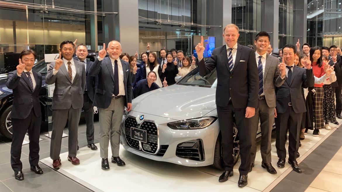 BMW Japan代表取締役社長 Mr.Christian Wiedmann　 新梅田支店への表敬訪問