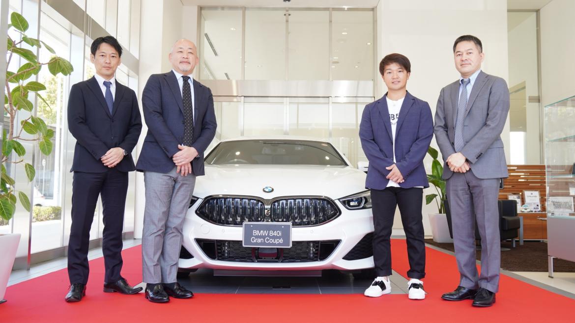 香妻 陣一朗プロ納車セレモニー