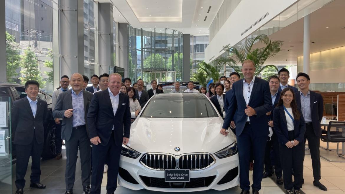 BMW ドイツ本社 ジャン-フィリップ パラン上級副社長、BMW Japan ヴィードマン社長 新梅田支店への表敬訪問