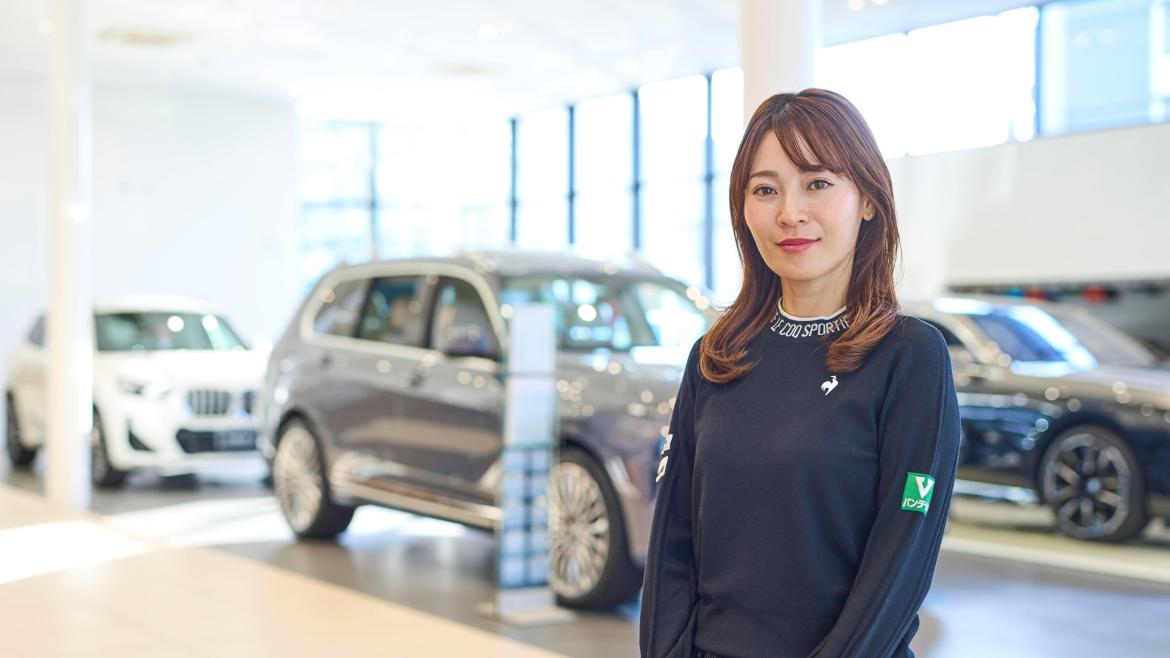 双日オートグループアンバサダー 女子プロゴルファー 竹村真琴